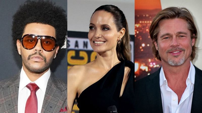 Angelina Jolie and The Weeknd spark dating rumors amid her divorce battle with Brad Pitt (Image via Getty Images)