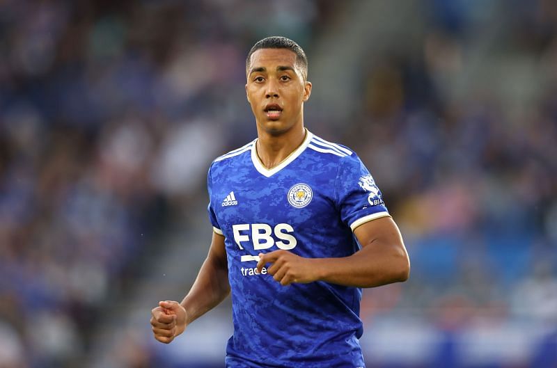 Youri Tielemans in action for Leicester City.