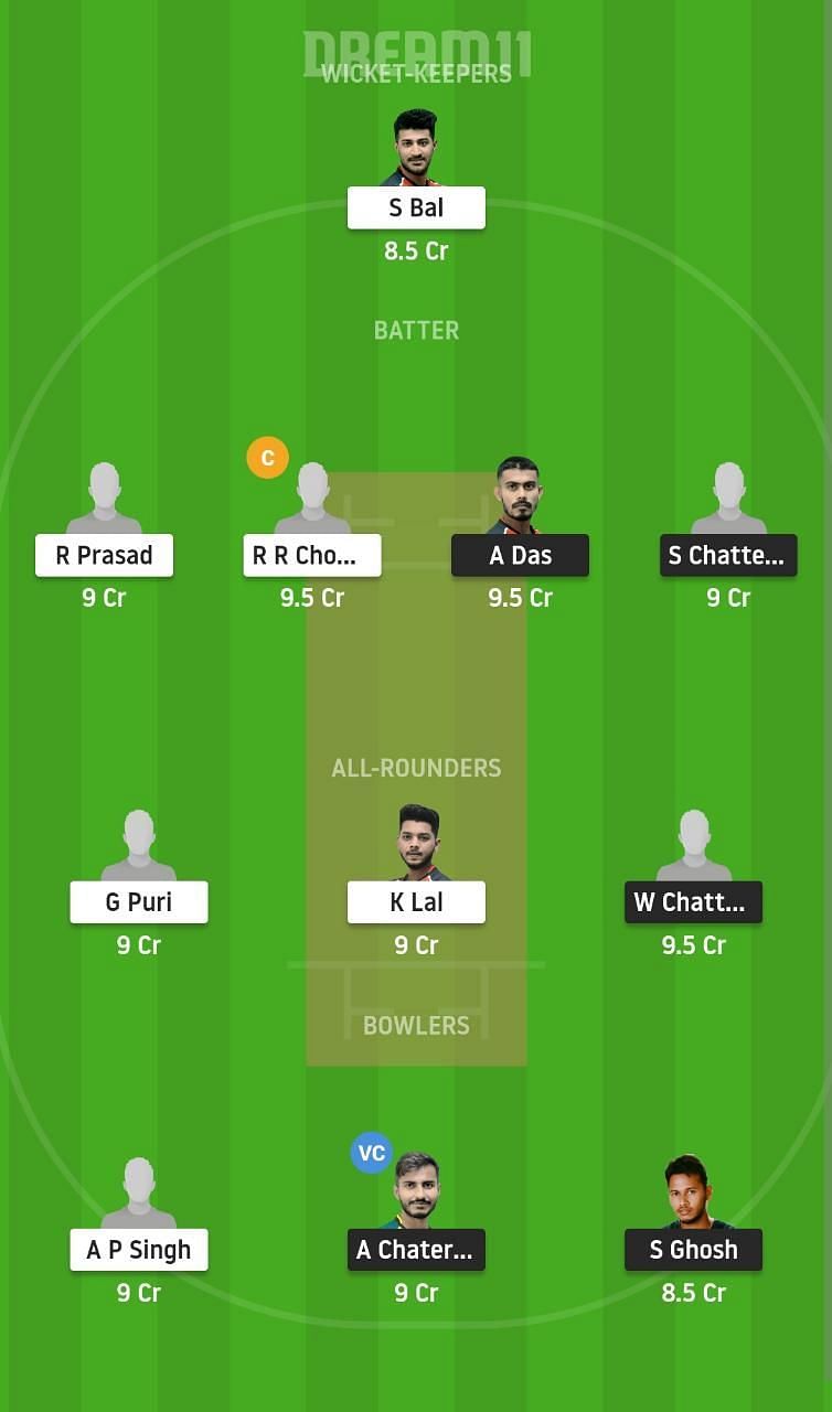 DD vs KH Dream11 Fantasy Suggestion #2