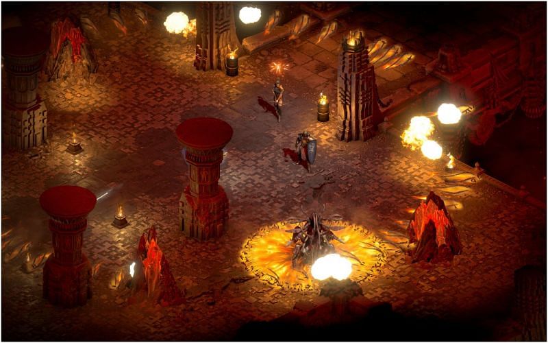 Auto Gold Pickup is a vital option in Diablo II: Resurrected (Image via Diablo II: Resurrected)
