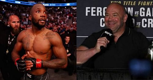 Leon Edwards (Left) and Dana White (Right)