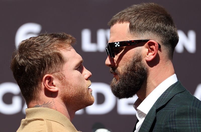 Canelo Alvarez v Caleb Plant - Press Conference