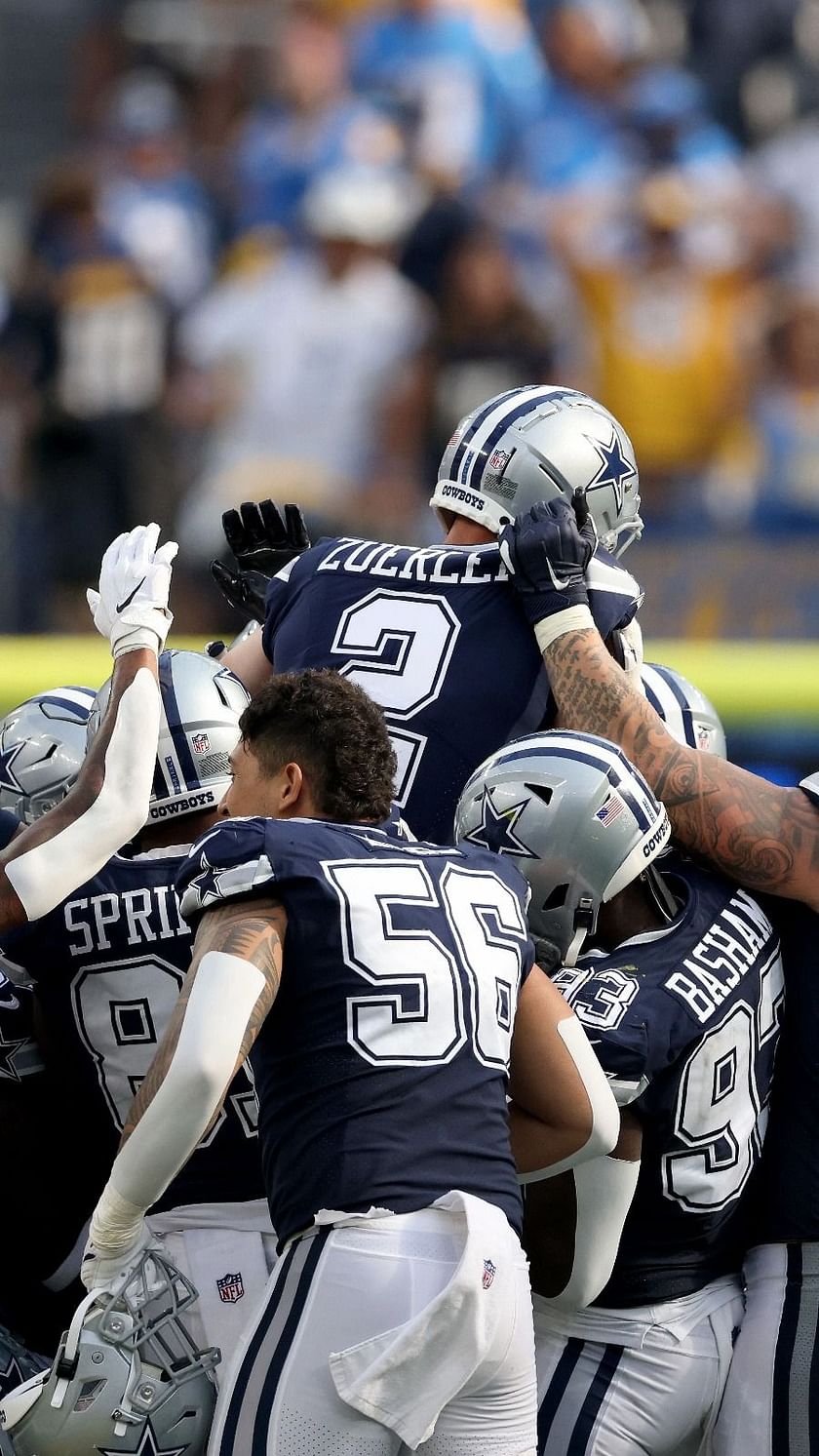 Dallas Cowboys win on last-second field goal against Chargers