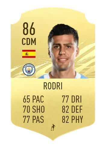 Rodri (Image via EA Sports - FIFA 22)