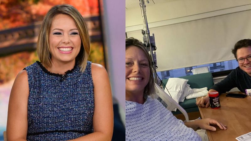 Dylan Dreyer has been hospitalized over an early due date (Image via Getty Images and Dylan Dreyer/Instagram)
