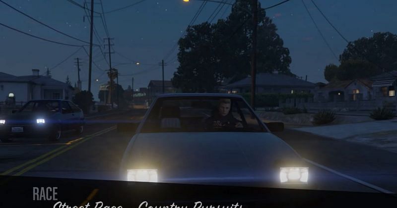 An example of a Street Race in GTA Online (Image via Rockstar Games)