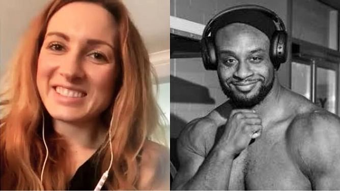 "He has talked me off many a ledge" - Becky Lynch on how Big E is in real life