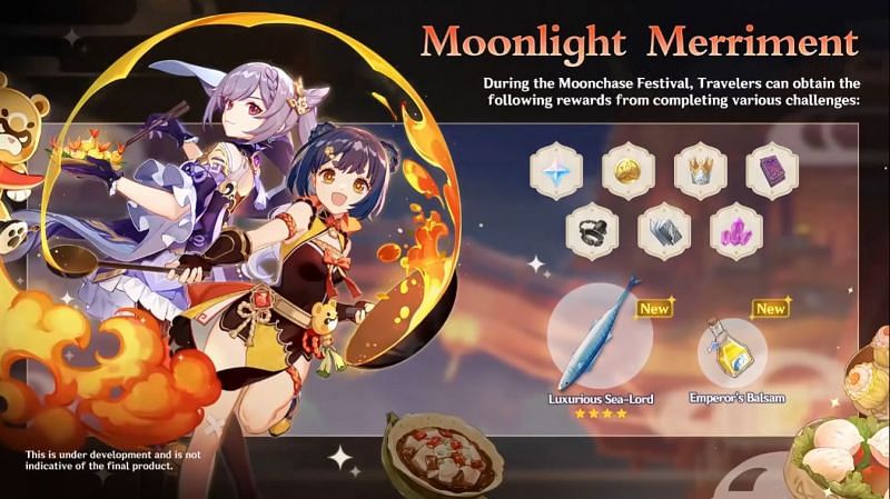 Moonlight Merriment event in version 2.1 (Image via Genshin Impact)