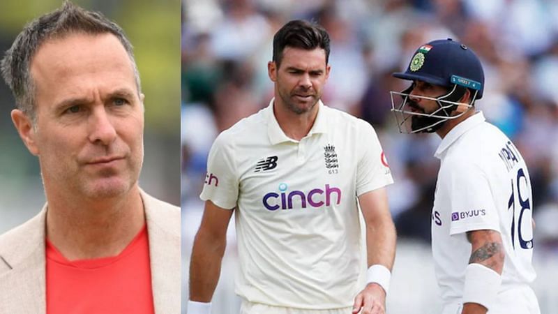 Michael Vaughan (L) speaks on the &#039;final&#039; Virat Kohli vs James Anderson battle.