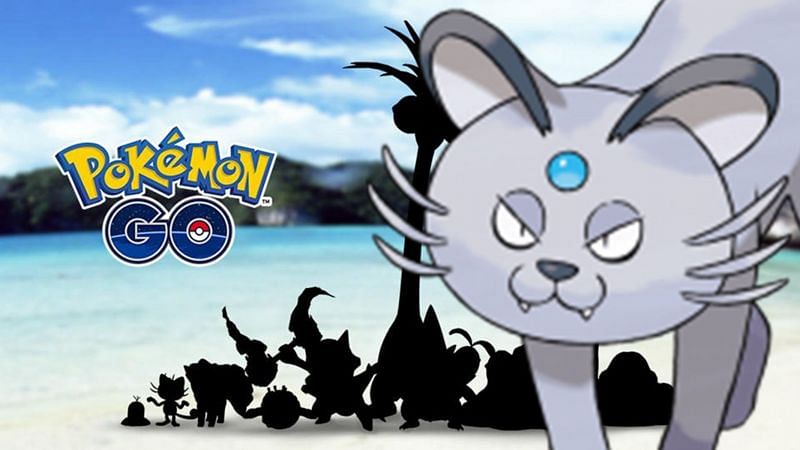 Alolan Persian suffers from an unremarkable collection of moves (Image via Niantic).