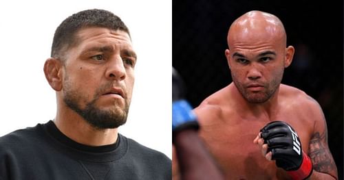 Nick Diaz (left); Robbie Lawler (right)