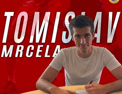 Tomislav Mrcela signs for SC East Bengal. (©Twitter)