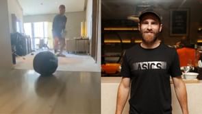 IPL 2021: [Watch] David Warner practices with exercise ball, Kane Williamson comes out of quarantine