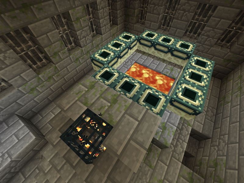 Strongholds are most well-known for housing End portals, but there are far more than one in a given Minecraft world (Image via Mojang)