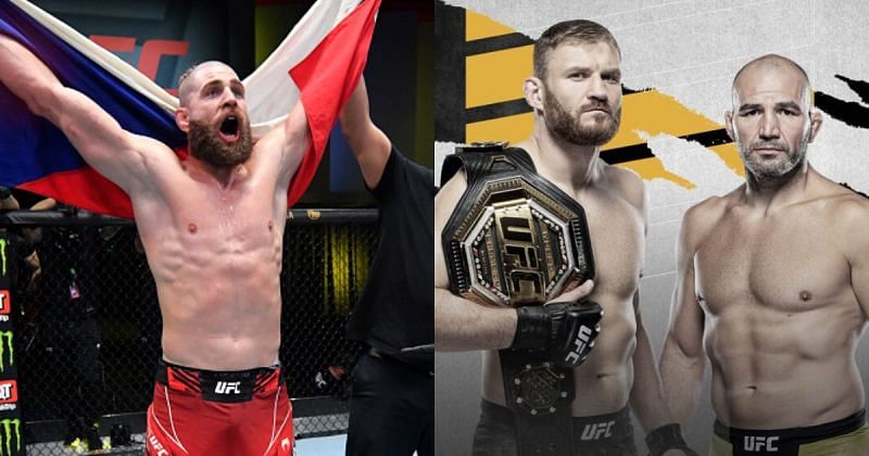 Jiri Prochazka (left) and UFC 267: Blachowicz vs. Teixeira (right)