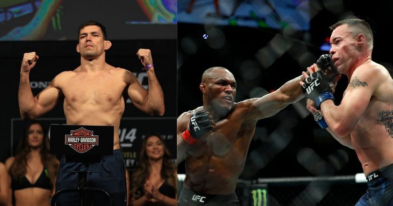 Former UFC fighter Demian Maia (left) and current welterweight superstars Kamaru Usman (center) and Colby Covington (right)