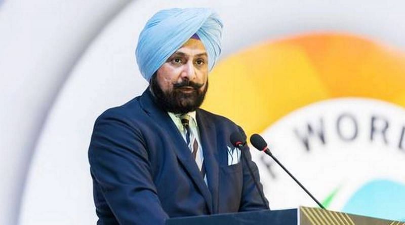 Raninder Singh was re-elected as NRAI president (Pic source: Indian Express)