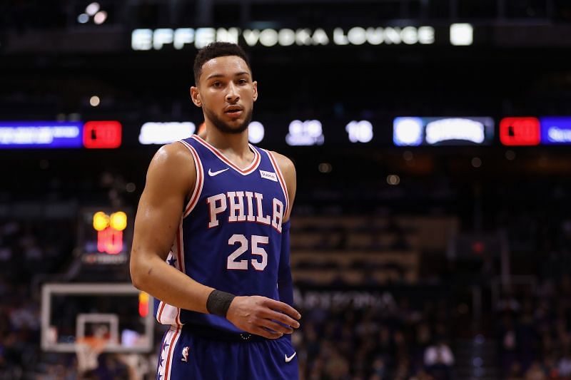 Ben Simmons in action during an NBA game.