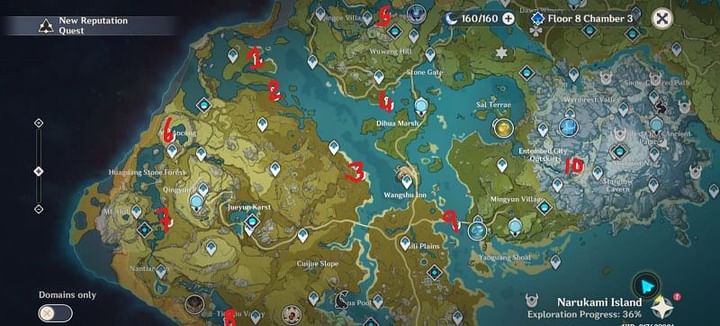 All 13 Genshin Impact fishing locations in Liyue