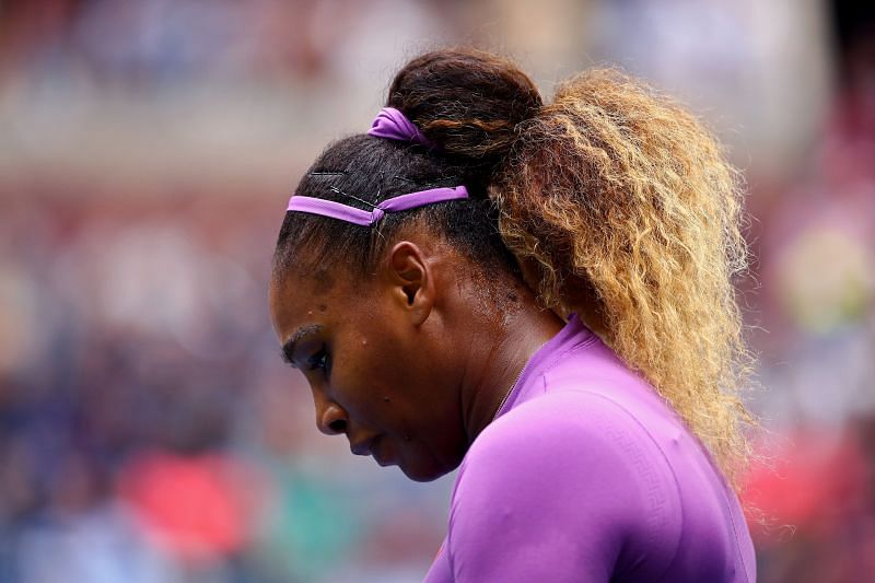 Serena Williams during the 2019 US Open final.