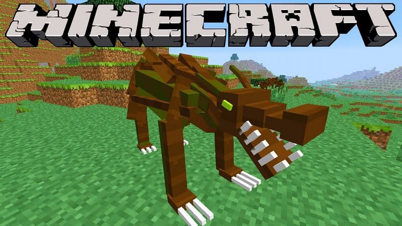 Adding mythological monsters is a way to spice up vanilla Minecraft gameplay (Image via Mojang)
