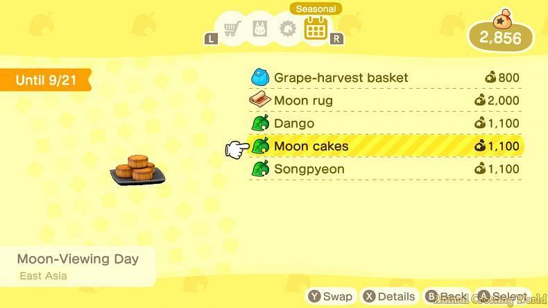 Celebrate Moon-Viewing Day in Animal Crossing (Image via Animal Crossing world)