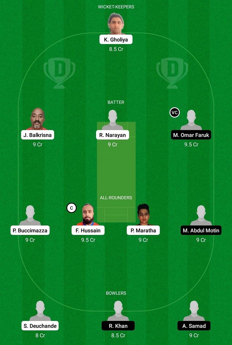 OEI vs FRD Dream11 Team - 1