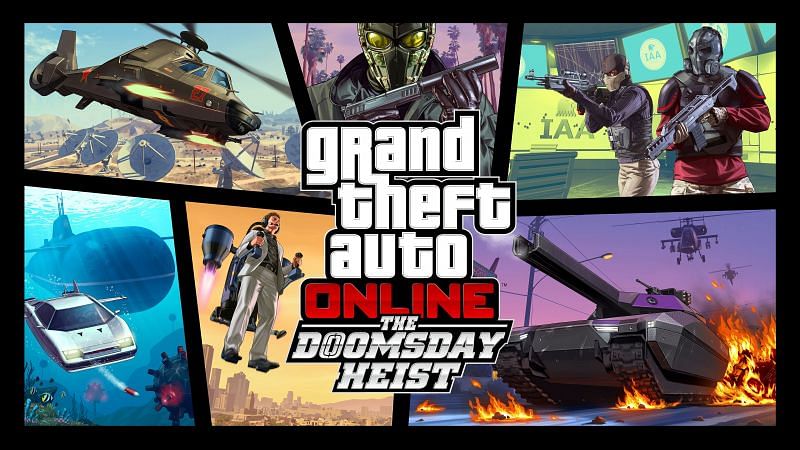 The Doomsday Heist update introduced a few heists for GTA Online players to try out (Image via Rockstar Games)