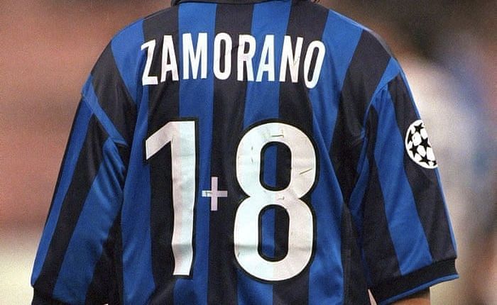 Zamorano had what is probably the most unusual number ever