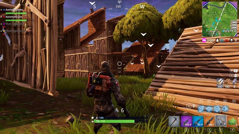 50 v 50 maps often get filled with builds rather quickly (Image via Epic Games)