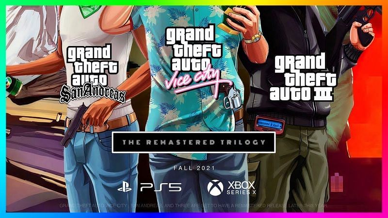 Grand Theft Auto's Remastered III, Vice City, San Andreas Trilogy