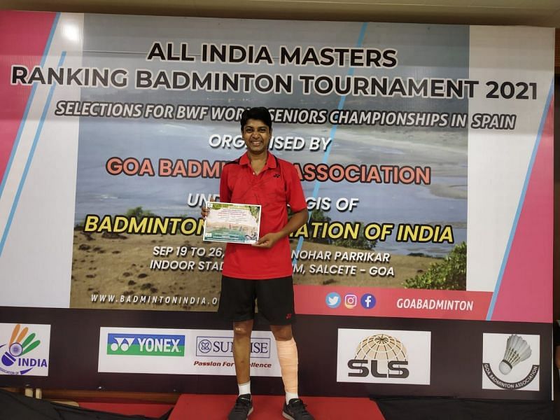 Kiran Makode of LIC Nagpur Division qualified to play in his sixth BWF World Senior Championships