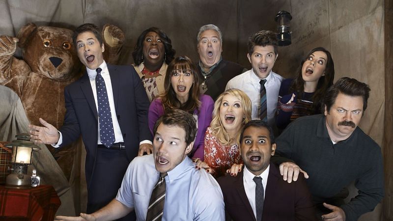 Parks and Recreation cast members (Image from Netflix)