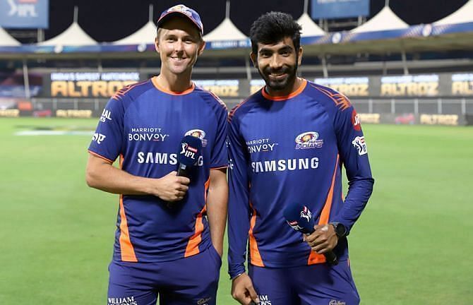 Trent Boult and Jasprit Bumrah are expected to lead the Mumbai Indians bowling attack [P/C: iplt20.com]