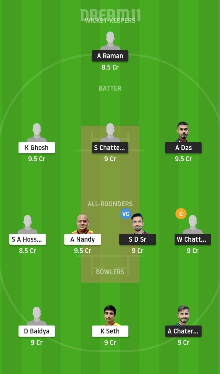 DD vs KC Dream11 Fantasy Suggestion #1