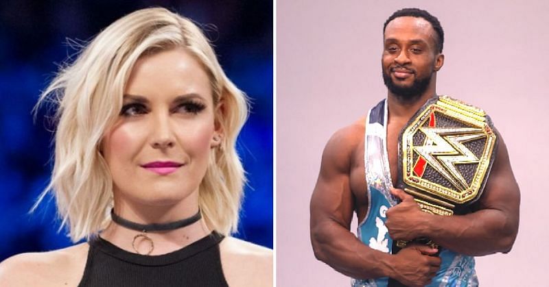 Renee Paquette and WWE Champion Big E