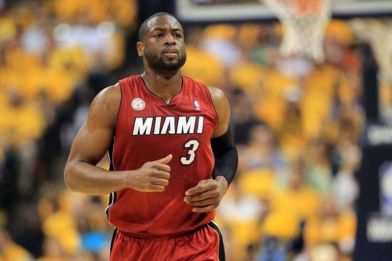 Dwayne Wade at 2013 NBA Playoffs. (Image via Getty Images)