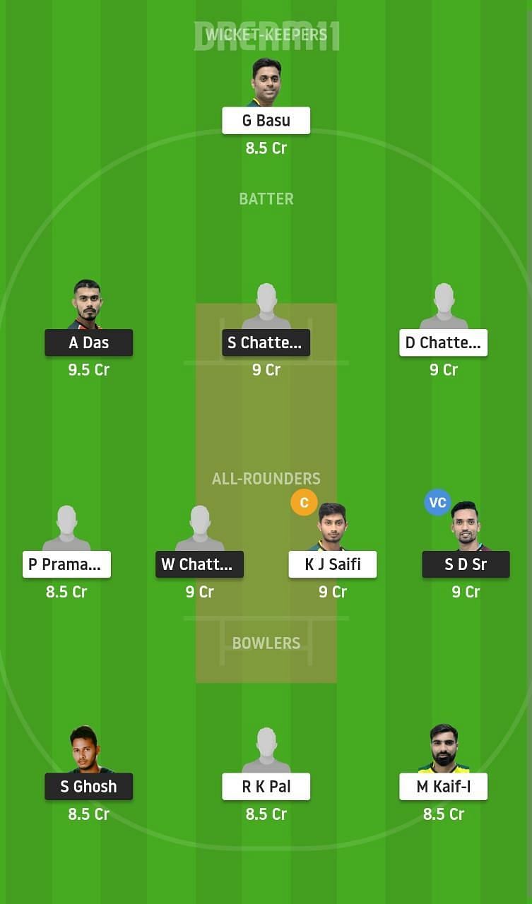 DD vs KB Dream11 Fantasy Suggestion #1