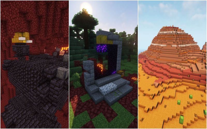 Best places to find gold (Image via Minecraft)