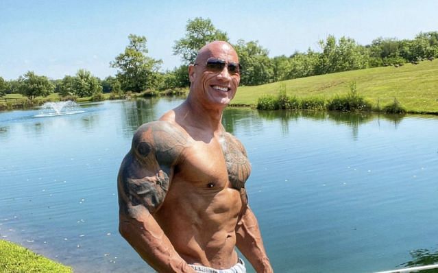 The Rock sends a message to his doppelganger