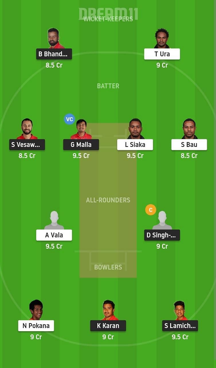 NEP vs PNG Dream11 Fantasy Suggestion #2