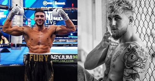 Tommy Fury (left), Jake Paul (right) [Images Courtesy: @tommyfury @jakepaul on Instagram]