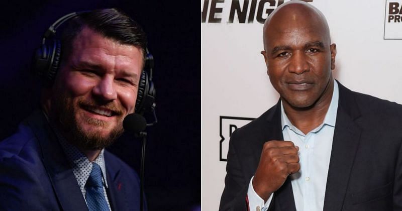 Michael Bisping (left) and Evander Holyfield (right)