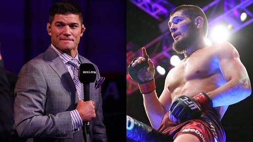 Josh Thomson (left) and Khabib Nurmagomedov (right) [Left Image Courtesy: @therealpunk on Instagram]