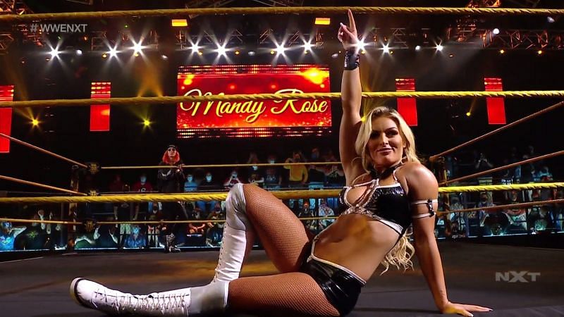 Mandy Rose returned to NXT over a month ago.