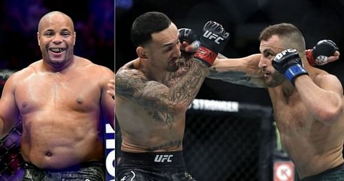 Daniel Cormier (left) and Alexander Volkanovski vs. Max Holloway (right)