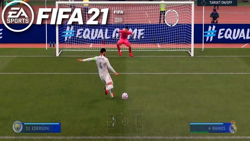 FIFA penalties can be difficult for some players. (Image via EA)