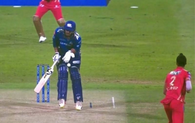 Saurabh Tiwary was hit on the box by Arshdeep Singh&#039;s throw