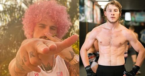 Sean O'Malley (left) Paddy Pimblett (right) [Images Courtesy: @sugaseanmma @paddythebaddyufc on Instagram]