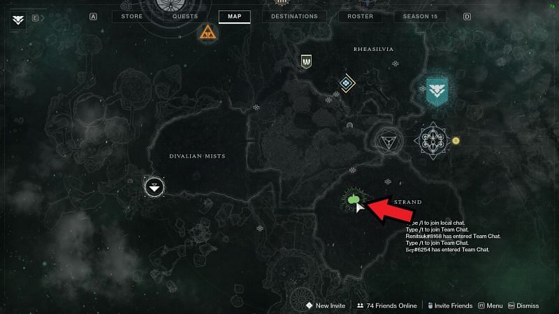 Atlas Skew first location on the Dreaming City (Image via Bungie)